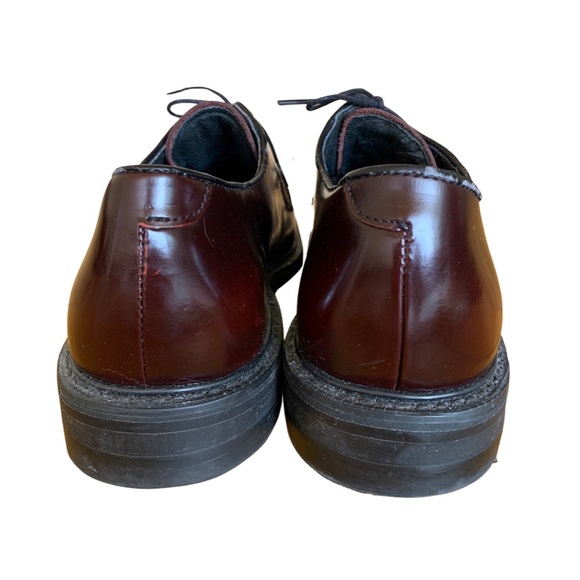 Stuart McGuire Burgundy Leather Derby Shoes - Picture 5 of 6